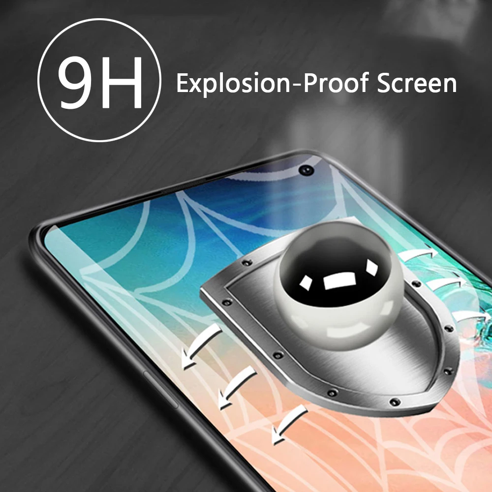 Защитное стекло s10 lite s 10 легкое для samsung galaxy освещенное s10plus e s9 9 plus tremp glas 3d |