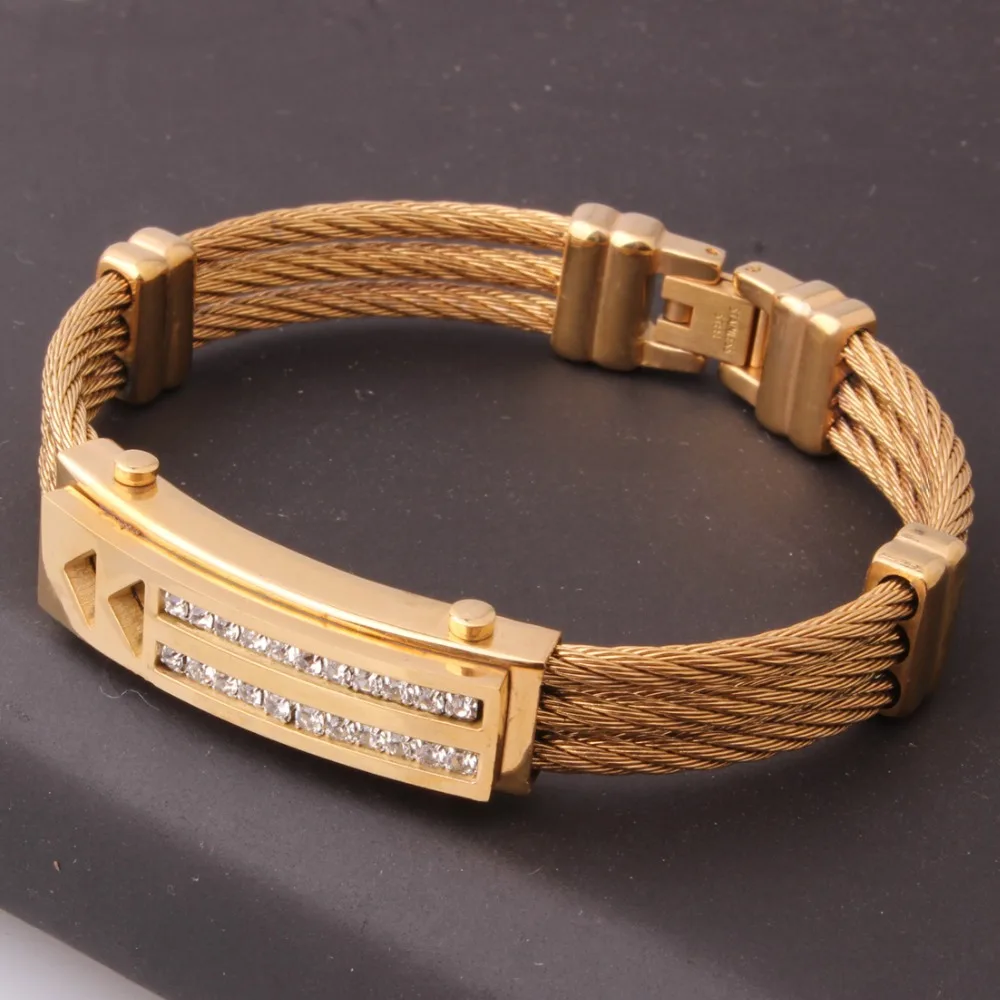 Браслет манжета из нержавеющей стали 3 ряда|Браслеты-манжеты| |