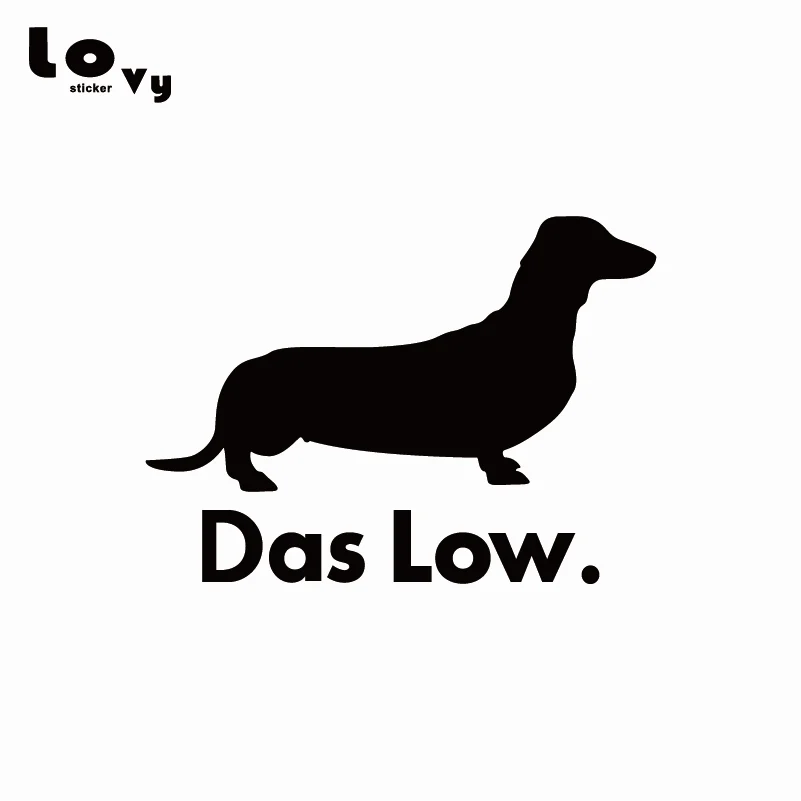 Das Low Dachshund Hound Dog виниловая забавная наклейка для автомобилей мультяшная на