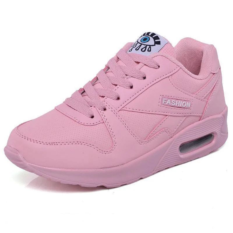 Женские кроссовки на шнуровке повседневная обувь вулканизированной подошве