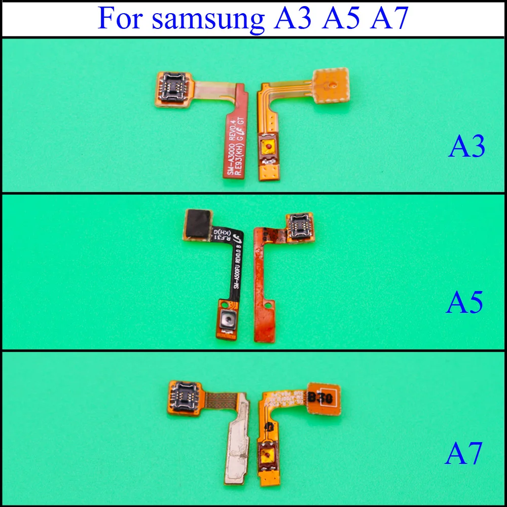 YuXi для Samsung Galaxy A3 A5 A7 2015 SM A500FU A500 A500F A300 A300F A7000 Боковая кнопка гибкий кабель питания