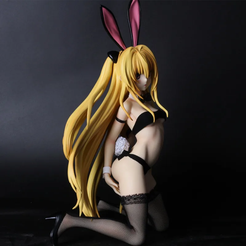 Аниме сексуальные взрослые экшн фигурки To Love Ru Золотая темнота голые чулки Банни