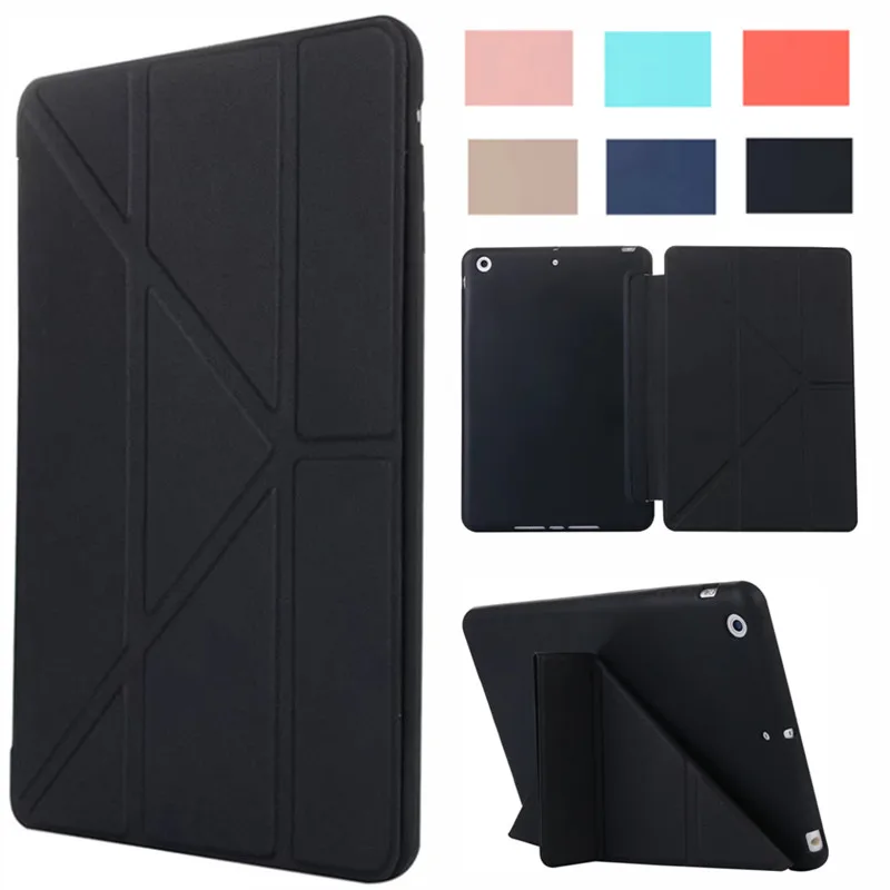 Флип Smart Cover для iPad mini 4 ультра тонкий кожаный чехол ПУ + силиконовый Apple Tablet Дело