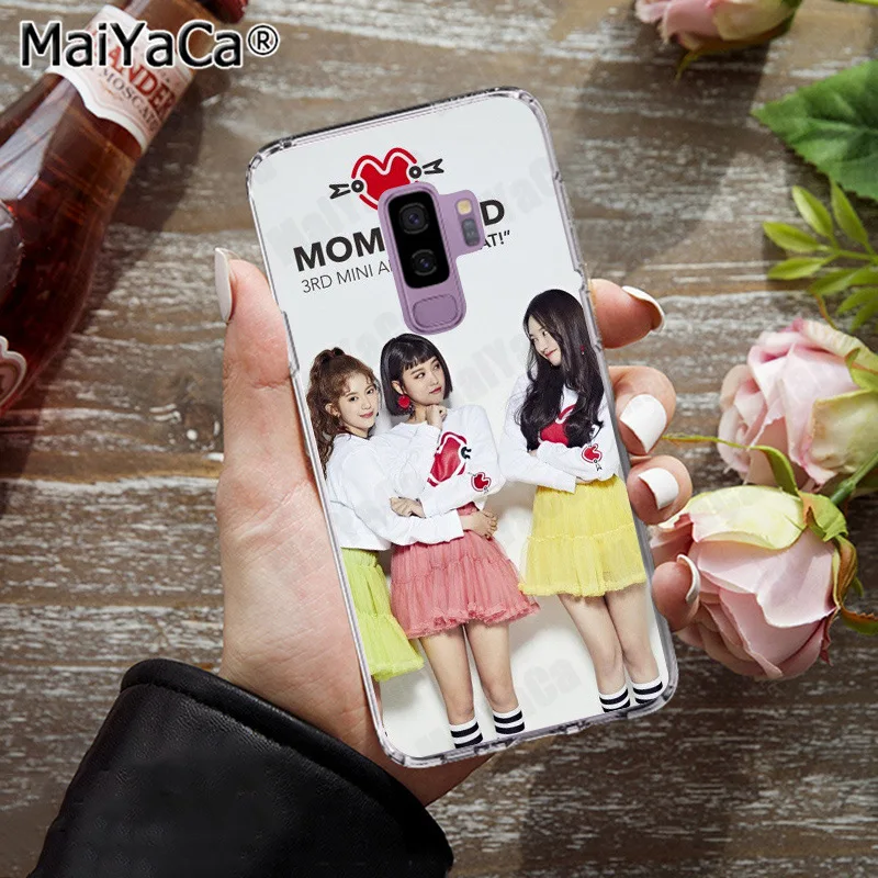 MaiYaCa K-pop momoland Ретро защелкивающаяся крышка чехол для телефона Мода для samsung S9 S9 плюс S5 S6 S6edge S6plus S7 S7edge S8 S8plus