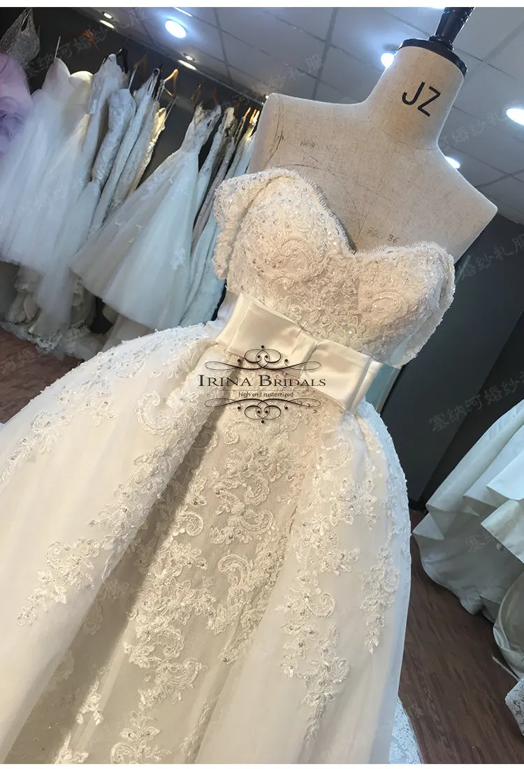 Платье-лодочка brautkleider hochzeitskleid с коротким рукавом и кружевной аппликацией