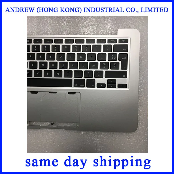 Оригинальный A1502 для Macbook Pro 13 &quotA1502 Topcase с клавиатурой верхний корпус французская