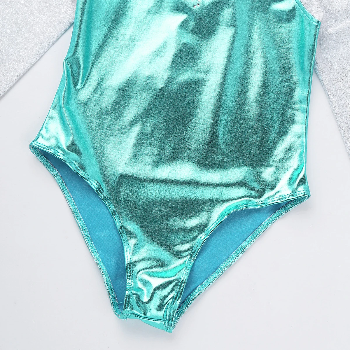 Toddler Baby Girl Swimwear Long Sleeve Shiny Metallic Rhinestone Kids Swimsuit One Piece Children Bathing Suit Summer | Спорт и