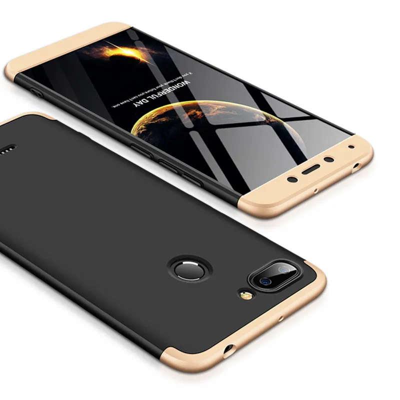 Redmi 6A ударопрочный защитный корпус на 360 градусов для Xiaomi Redmi 6 Роскошный Жесткий пластиковый тонкий Чехол-бампер для Redmi 6 A 5,45"
