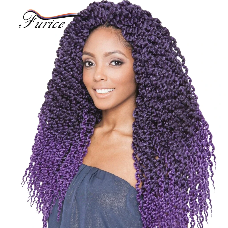 Новый Стиль Куб Твист 3D Крючком Косы 9 Цветов Кос Наращивание Волос Черный