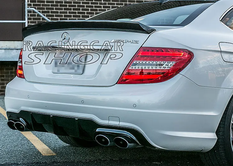 V стиль настоящий багажник из углеродного волокна спойлер крыло губы подходит