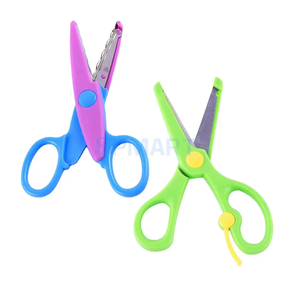 2 шт. детские ножницы для левой и правой руки|Юный художник| |