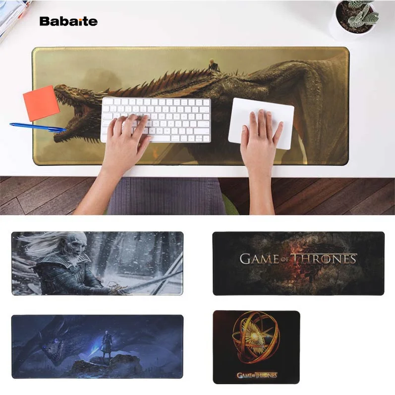 Babaite ваш собственный коврик для игры в трон из натурального каучука, игровой коврик для мыши, Настольный коврик,, большой коврик для мыши, коврик для клавиатуры