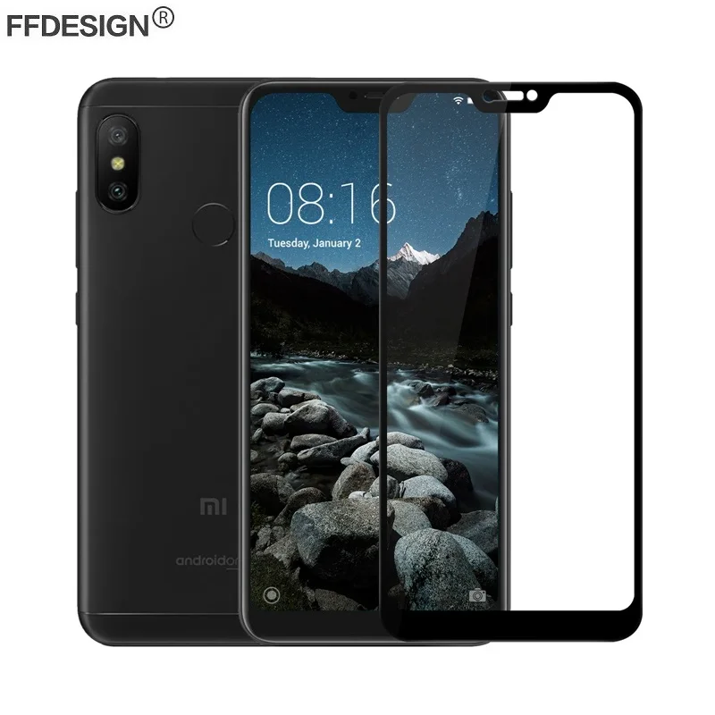 Защитное стекло для Xiaomi Mi A2 Lite защита экрана полное покрытие закаленное MiA2 |