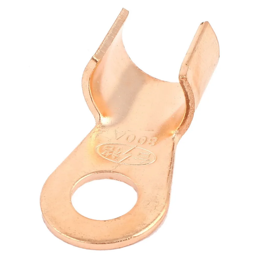 800A открытые медные батареи обжимные клеммы проволочные наконечники 19 мм кольцо