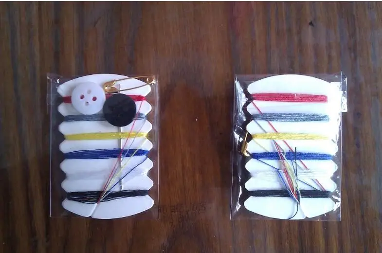 1000 упак./лот портативный мини-набор для шитья дорожные швейные наборы вышивка