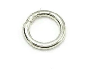 wholesale 100pcs pure solid sterling 925 silver jump rings 0 73mm closed silver jump ring silver jewelry accessories