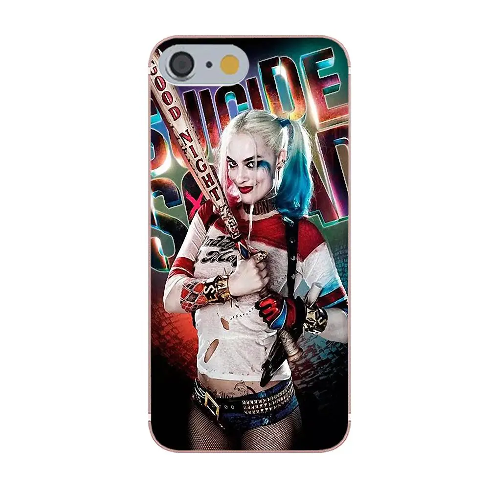 Tpwxnx Harley Quinn отряд самоубийц Джокер для Huawei G7 Y6 II Y7 Xiaomi Redmi Note 2 3 5 Mi 4 4C 4I 5S 5X 6X 8 SE