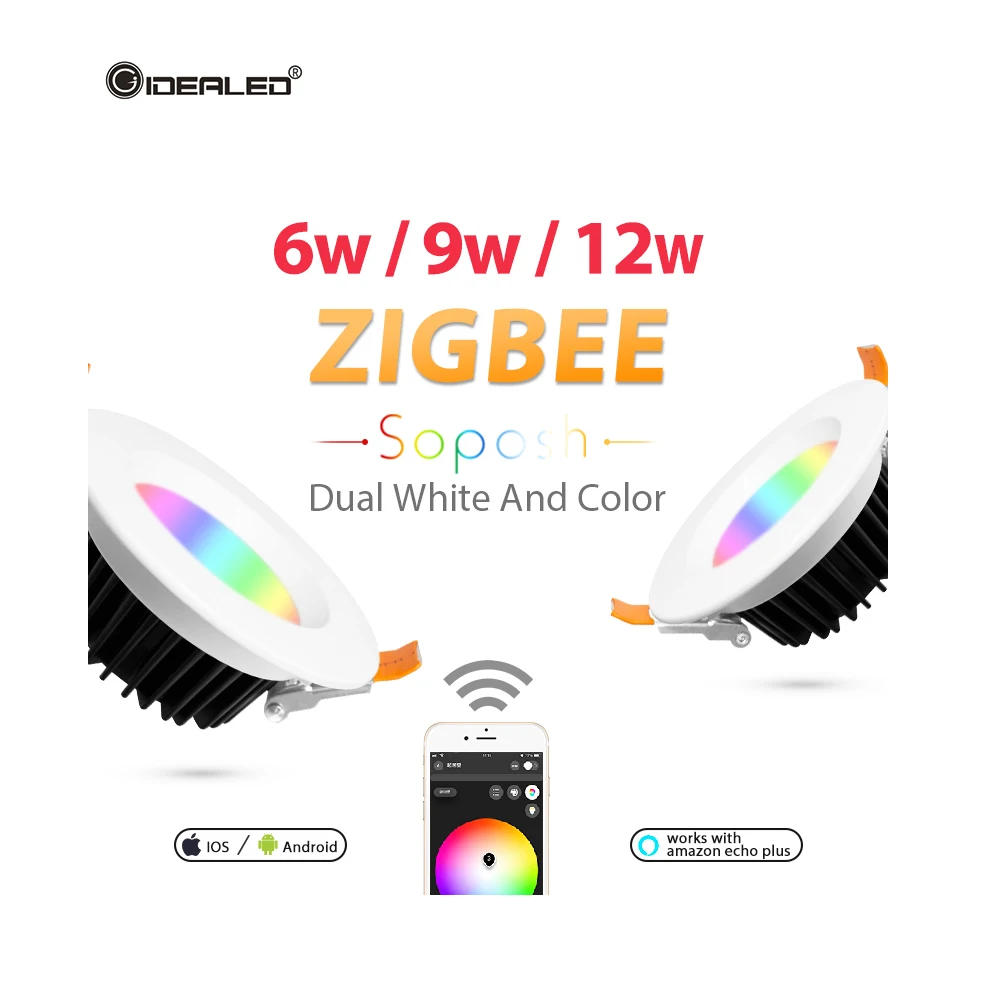Светодиодный Zigbee потолочного освещения RGBCCT WW/CW радиоприемопередатчик для работы