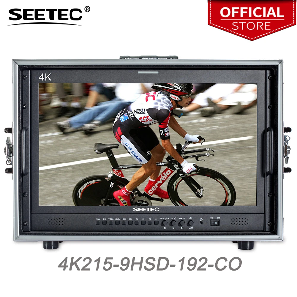 Широковещательный монитор Seetec 4K215-9HSD-192-CO 21,5 дюйма IPS FHD 3G-SDI 4K HDMI, Ручной ЖК-монитор для режиссера, наблюдения за CCTV