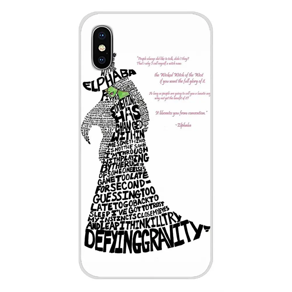 Для Motorola Moto X4 E4 E5 G5 G5S G6 Z Z2 Z3 G G2 G3 C Play Plus Broadway Musical Wicked Lyrics аксессуары чехлы для
