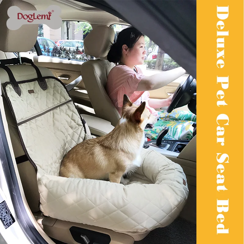 DogLemi Funtional Pet Booster кровать роскошный чехол на сиденье автомобиля для питомца и