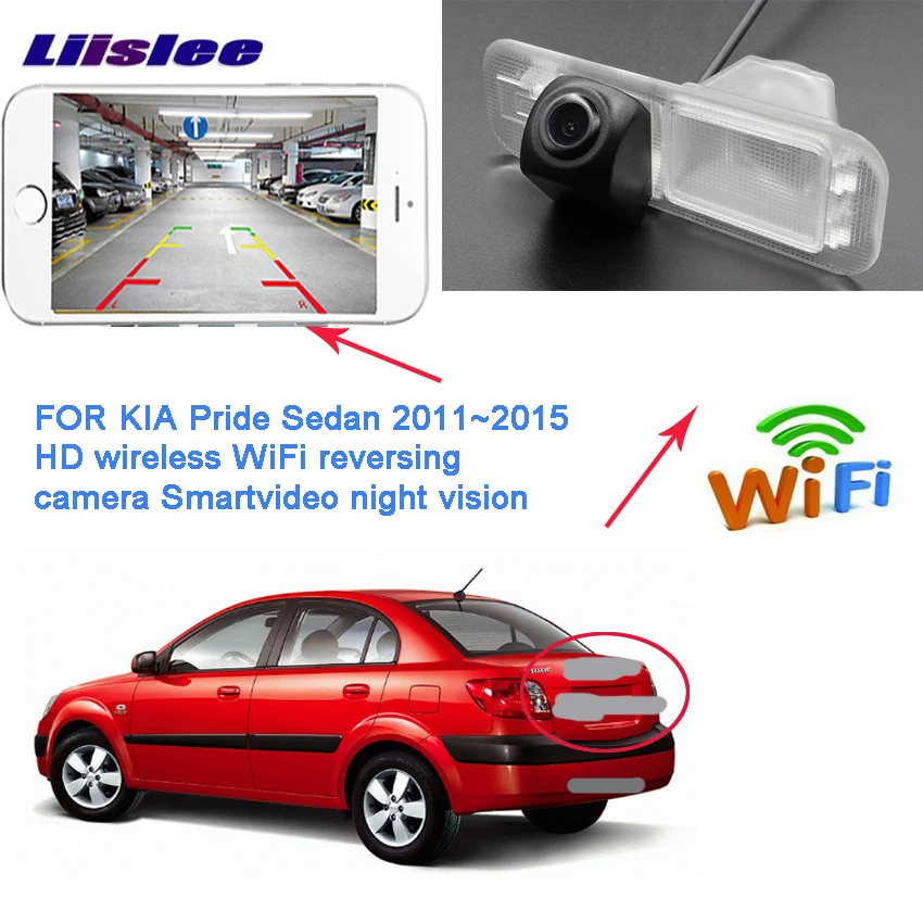 LiisLeea для kia Rio 3 UB 2015 2017 k2 Sedan 2011 ~ KIA Pride HD ночное видение обратная Лицензия Пластина