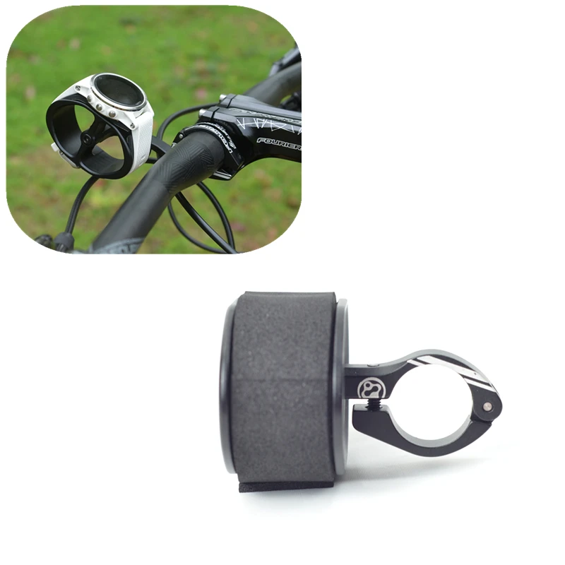 

FOURIERS Sports watch saddle is mounted on the armrest 31.8/22.2 bicycle aluminum alloy watch frame405CX 410 50 610 920xt 910xt