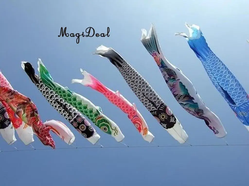 MagiDeal 40 см/55 см/70 см/100 см/150 см японского ветровой конус «Карп» флаг коинобори парусник рыбы Ветроуказатель домашние Декорации для вечеринки