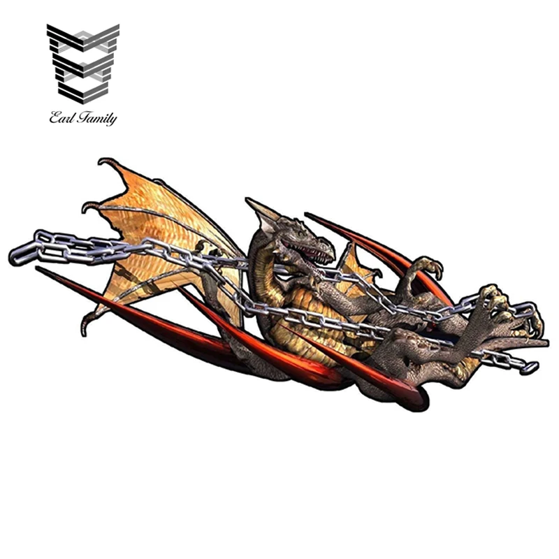 

EARLFAMILY 15cm x 5cm Boat Car Truck Dragon Graphics Vinyl Stickers Decals Wrap Set Car Styling Laptop Sticker