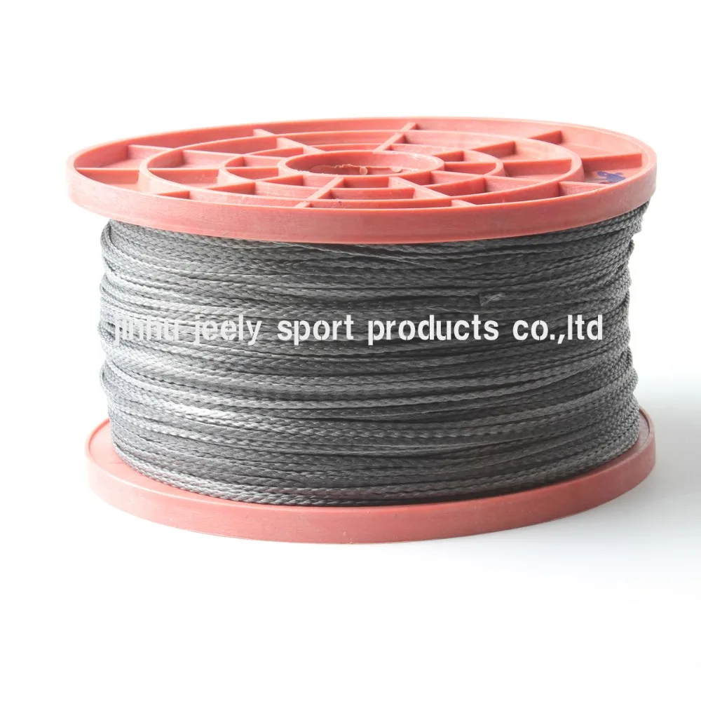2,3 мм 10 м 16 прядей Плетеный UHMWPE трос буксировочный 1400lbs Spectra