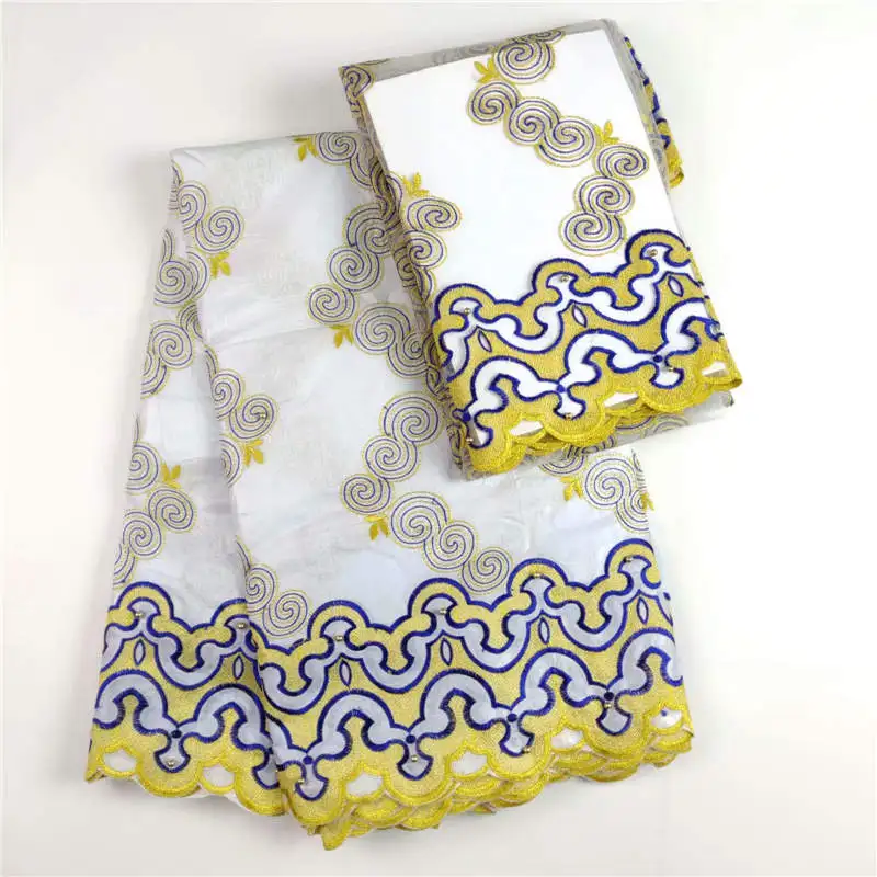 African Bazin Riche Fabric High Quality Getzner Brocade For Lace Dress!A32-213 | Дом и сад