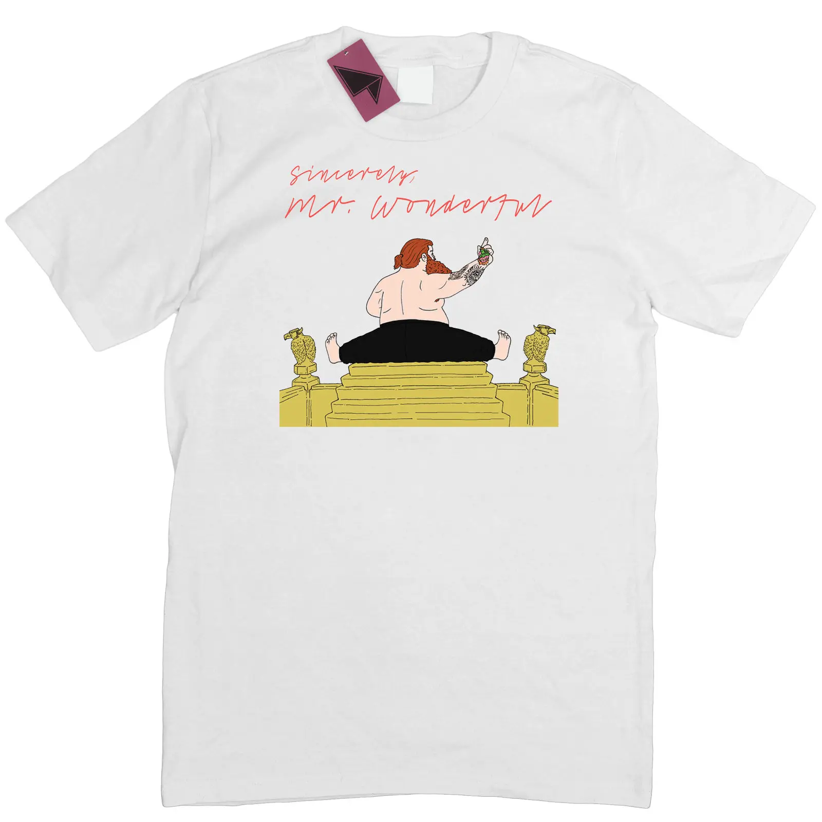 ACTION BRONSON MR WONDERFUL MIXTAPE ALBUM ART хип хоп рэп футболка S 5XL Удобная Повседневная с