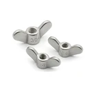 2 шт., ручная затяжка гайки-бабочки из нержавеющей стали