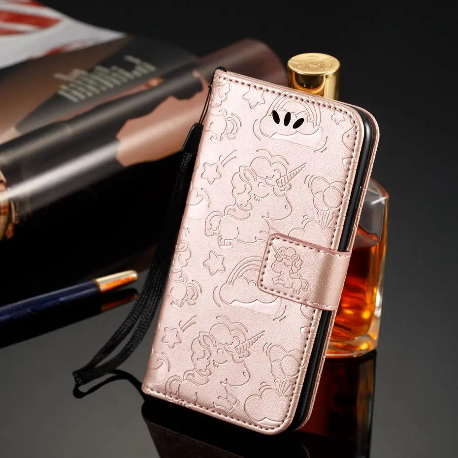 RoseGold Чехол-книжка из искусственной кожи для Xiao mi Red mi 5A 5 Plus 3S 4A Red mi Note 4X4 5A 5 Pro Prime mi 5C 5X 6X Red mi 4X 5A чехол для телефона - Цвет: RoseGold