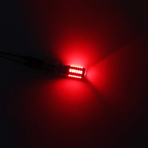 RED YCCPAUTO 2 шт. T25 3156 3157 P27W светодиодный лампы для фар светильник 33 SMD 5630 светодиодный Авто Автомобильные стояночные огни лампы резервного копирования DRL Белый Красный цвет: желтый, 12V - Испускаемый цвет: RED