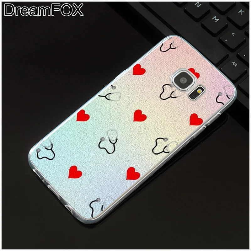 DREAMFOX M271 Nurse Medical Medicine Soft TPU Silicone Cover Case For Samsung Galaxy S5 S6 S7 S8 S9 S10 5G S10E Lite Edge Plus |