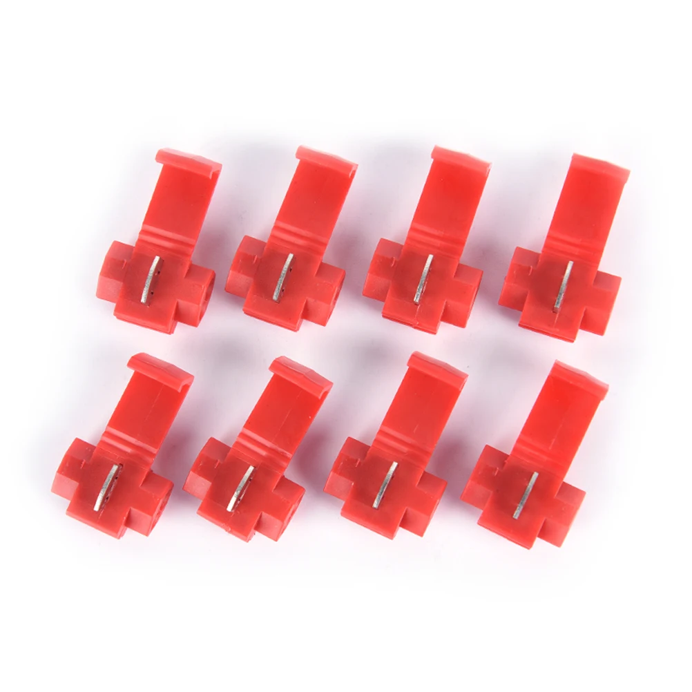 50PCS Lock Quick Splice Crimp Terminal 22-18 AWG Wire Connector For | Обустройство дома