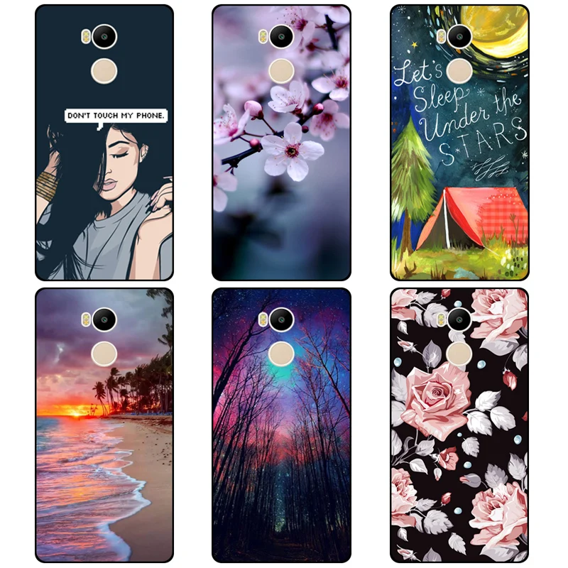 Чехол Happy Case для Xiaomi Redmi 4 Pro цветной чехол Prime (высокая версия) защитный силиконовый