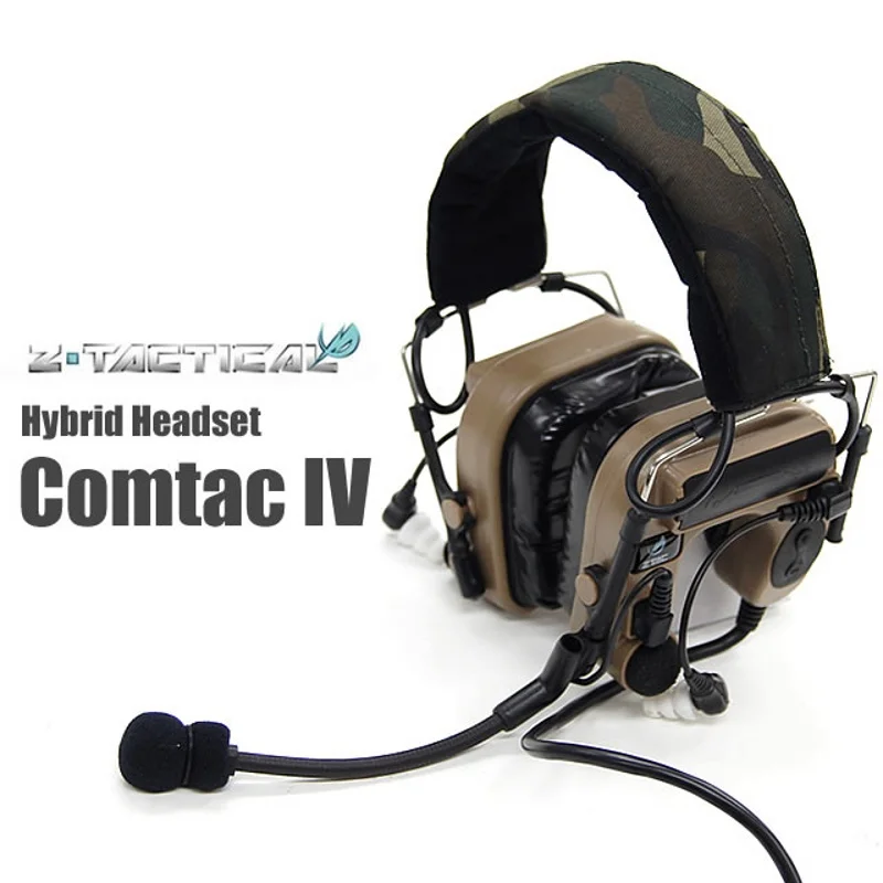 Z-Tactical Comtac IV IN-EAR шумоподавляющая гарнитура тактические военные охотничьи игры
