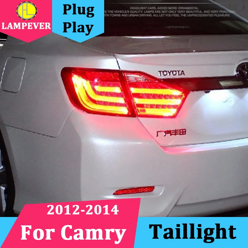 Задняя часть автомобиля светильник для Toyota Camry задние s 2012 2013 2014 V50 светодиодный