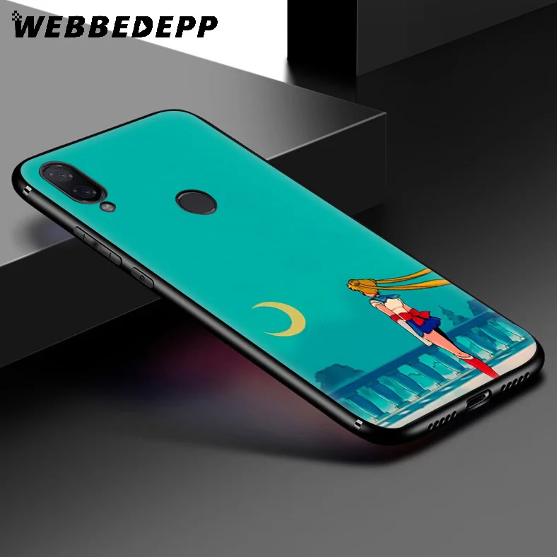 WEBBEDEPP Sailor Moon Anime Soft Case for Xiaomi Redmi K20 7A 4A 4X 5 5A 6 6A S2 Note 8 4 7 Pro Plus Prime |