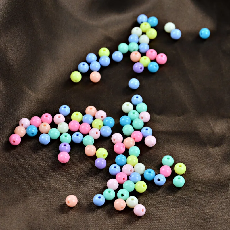 Высококачественные Оптовые Разноцветные Акриловые Бусины свободные