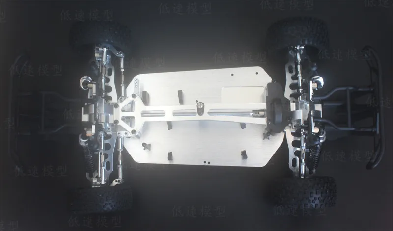 1/10 RC 4WD игрушечный автомобиль Большая пластина против столкновений Внедорожник