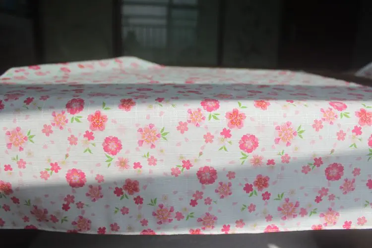 Women big handkerchief furoshiki cotton 100%/Japanese style pink sakura printed /Many uses | Дом и сад