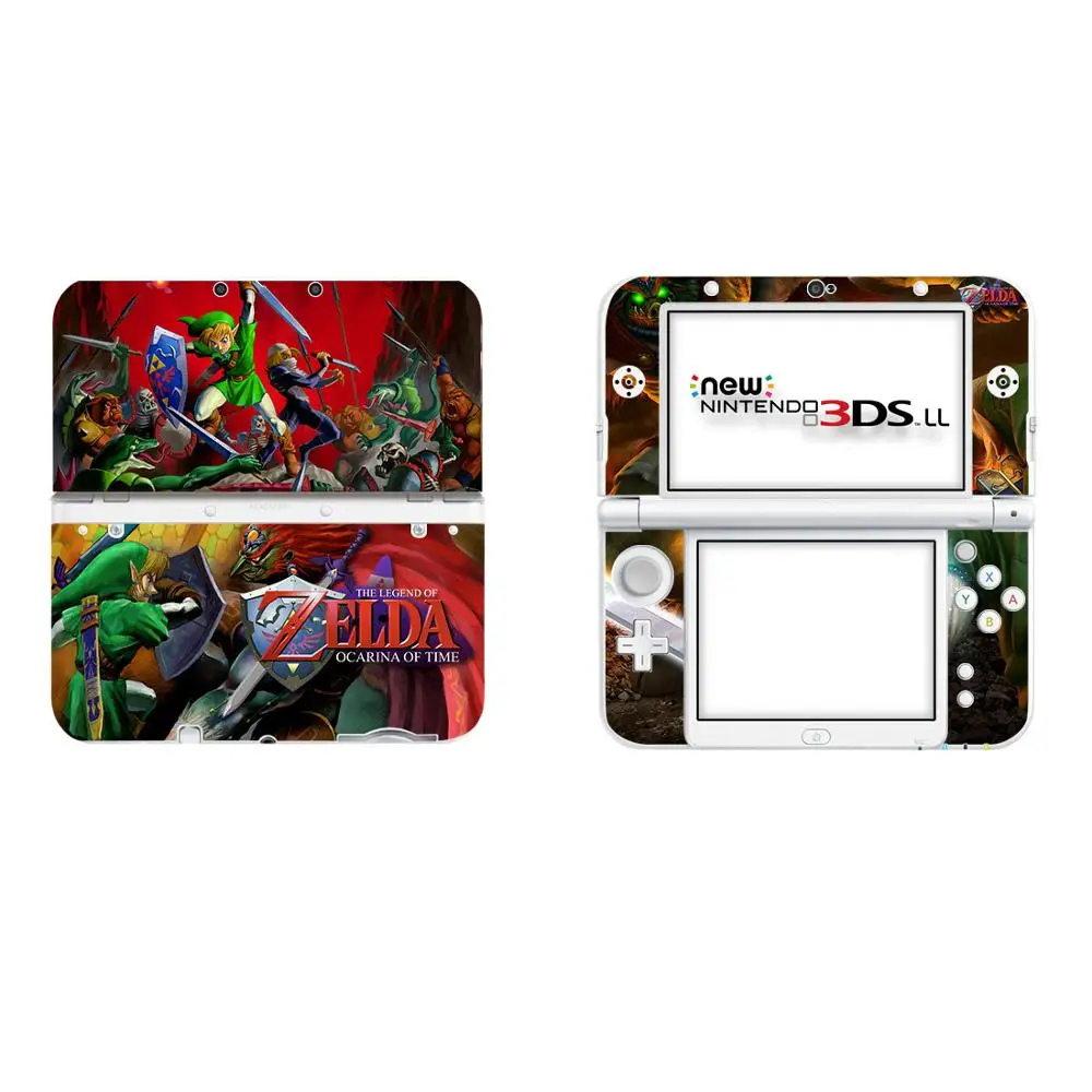 Легенда о Зельде виниловый чехол наклейка Кожа Наклейка для новых 3DS XL скины