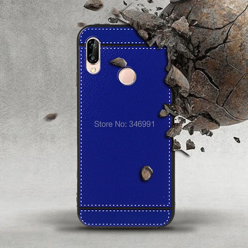 Чехол Smile для Huawei Nova 3E кожаный чехол 5 84 &quot мягкий черный силиконовый Классический