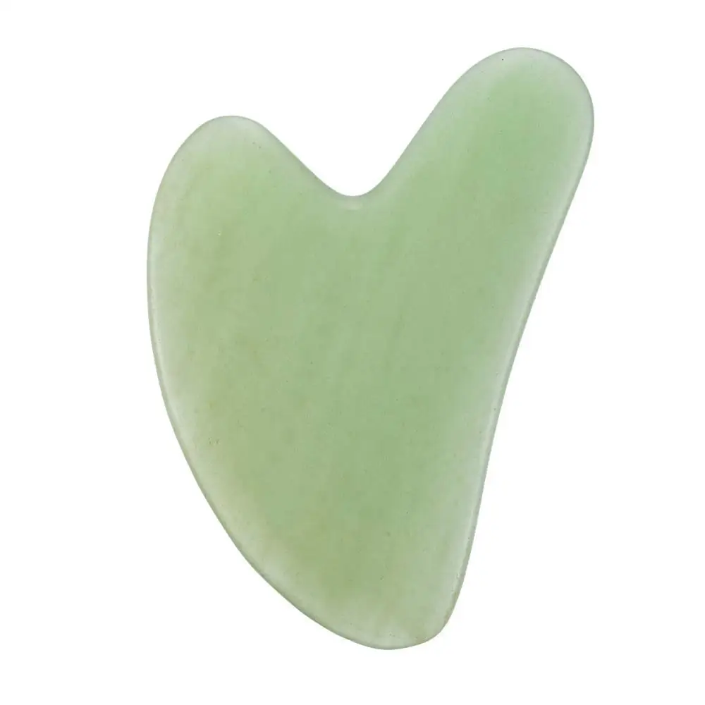 Ручной работы Jade Guasha доска Gua Sha соскабливание массажный инструмент для спа