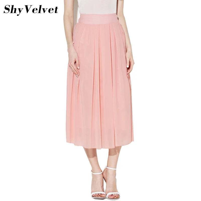 2017 летний новый стиль шифон юбки женщин высокой талии макси лето юбка упругие