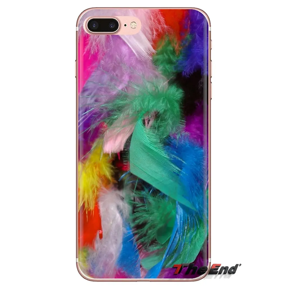 For Xiaomi Mi3 Samsung A10 A30 A40 A50 A60 A70 Galaxy S2 Note 2 Grand Core Prime Wallpaper Feather Soft Transparent Shell Covers |