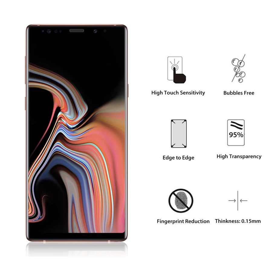 Прозрачная задняя + передняя защита экрана для Samsung S9 Plus S8 полное покрытие ТПУ
